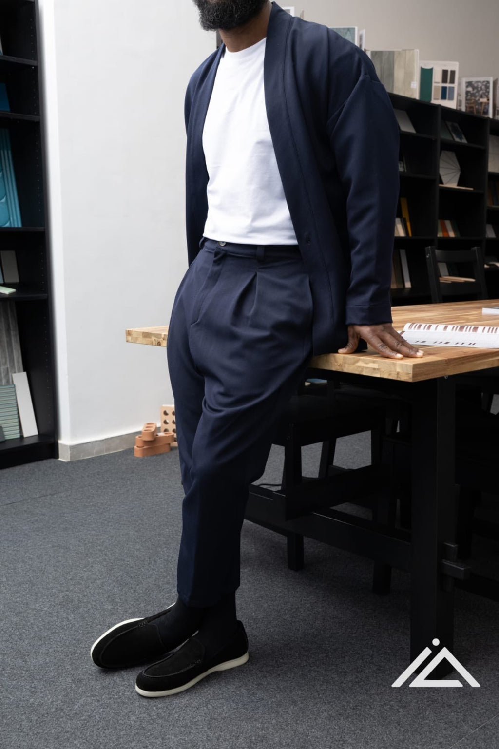 Sarouel Pince Blue Navy
