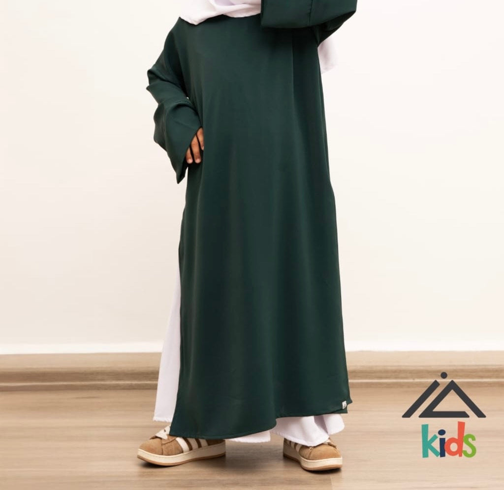 Abaya Fille Lina - Vert