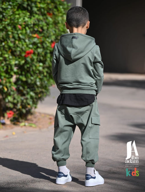 Ensemble Jogging Ali (Enfant) – Kaki