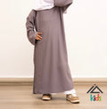 Abaya Fille Lina - Taupe