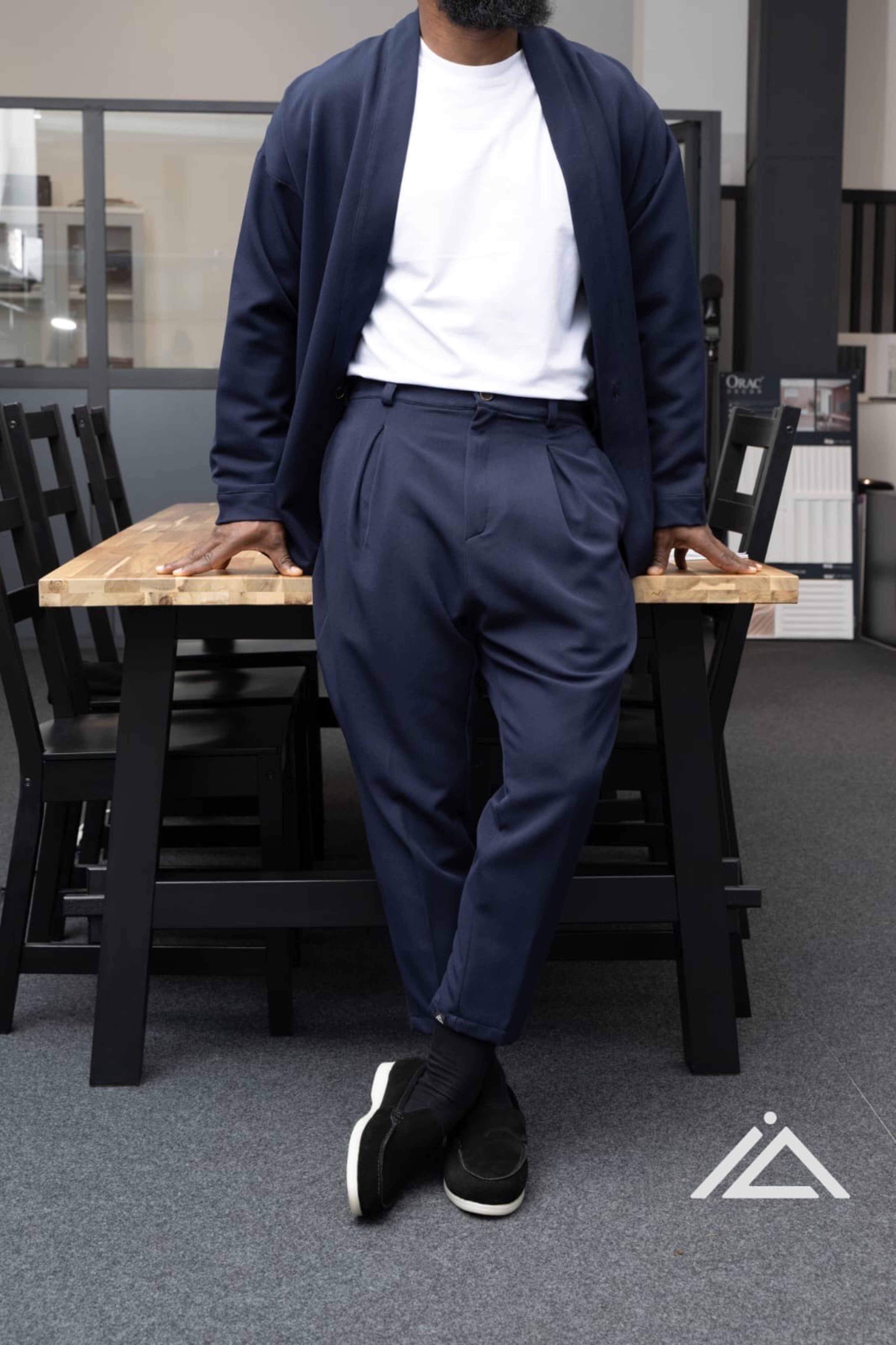 Sarouel Pince Blue Navy