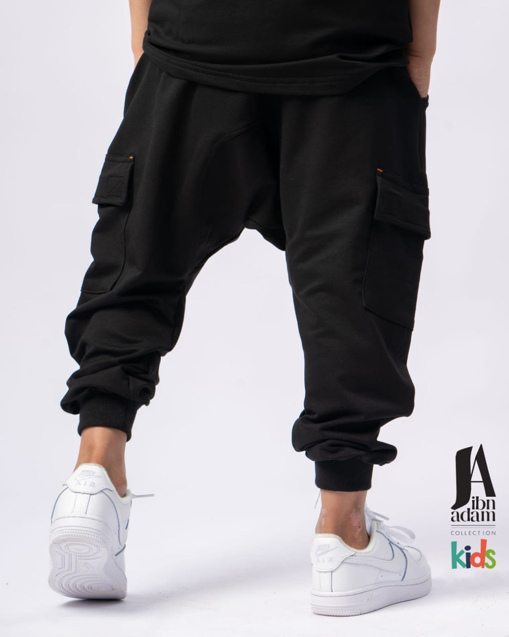 Sarouel Jogging Adam (Enfant) - Noir