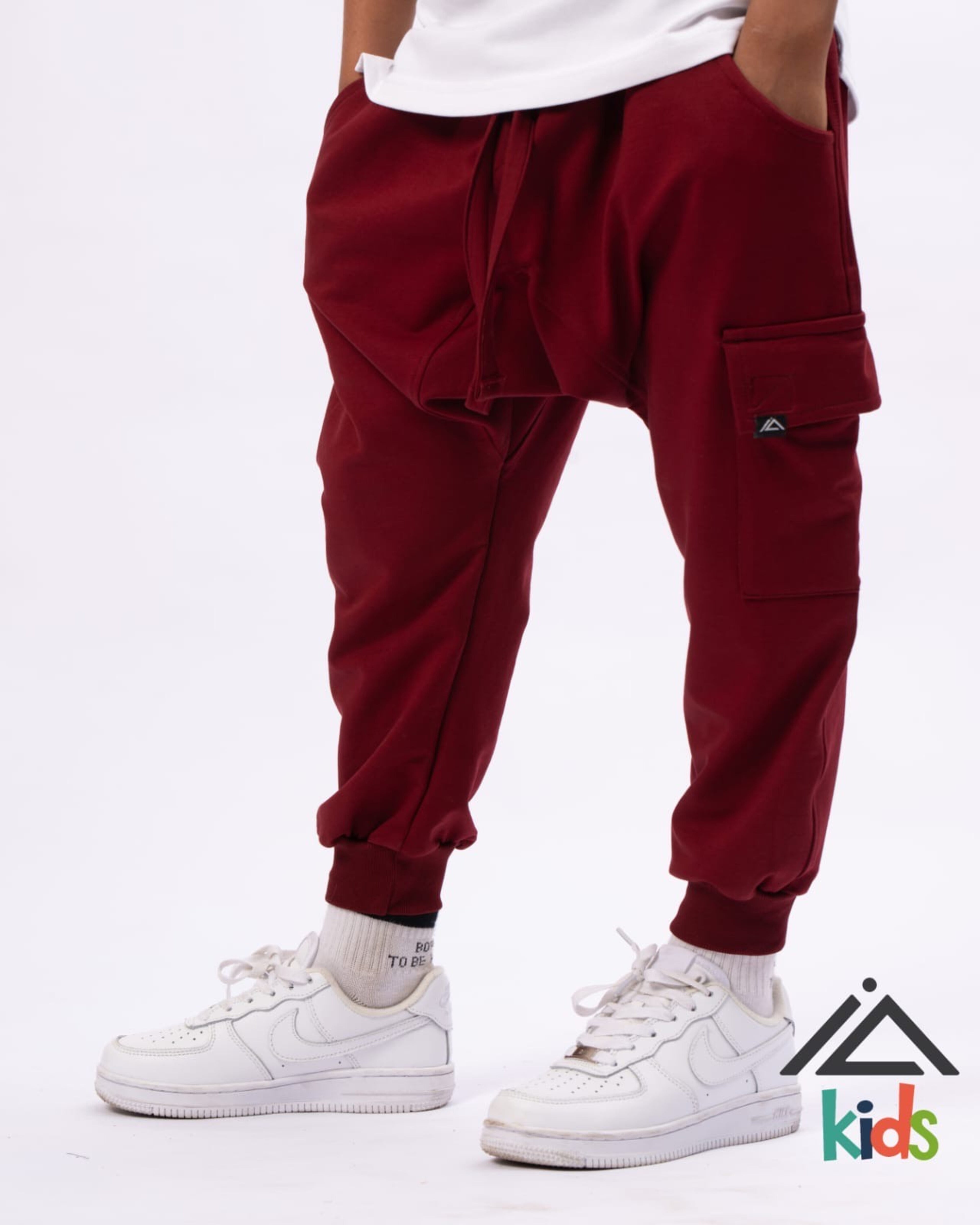 Sarouel Cargo Noor (Enfant) - Rouge