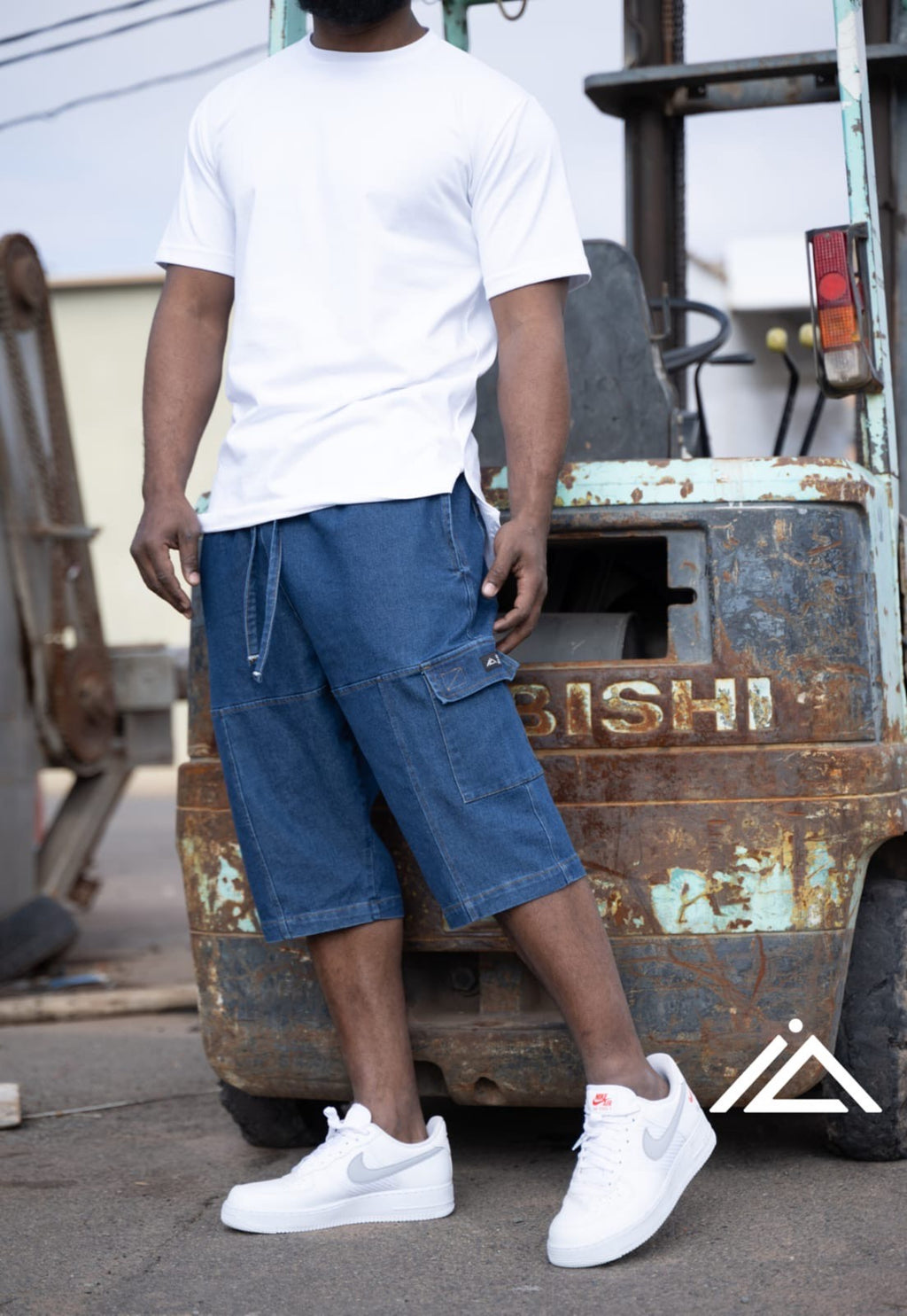 Sarouel Short Liam - Blue Jean