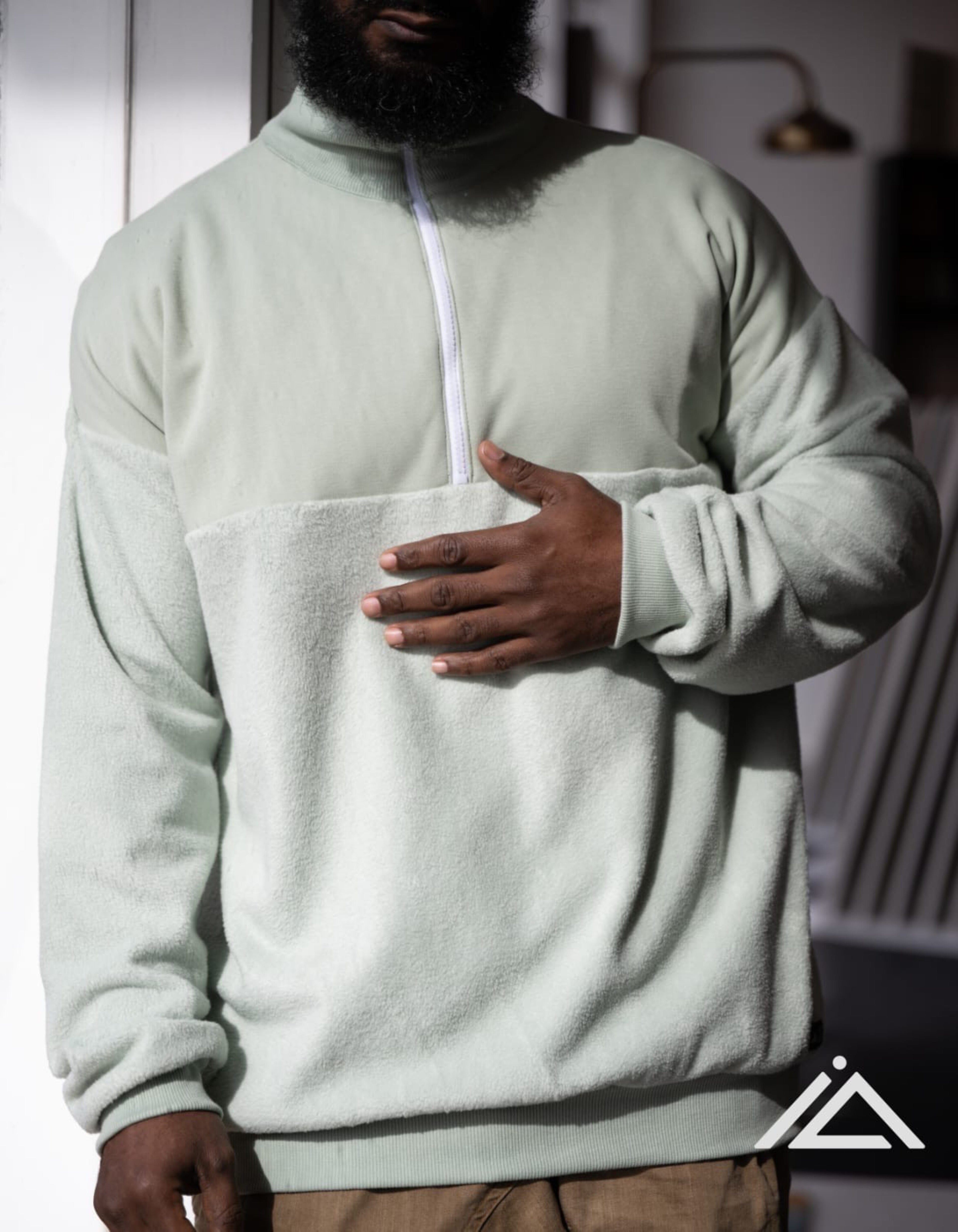 Pull Polaire Adulte – Pistache