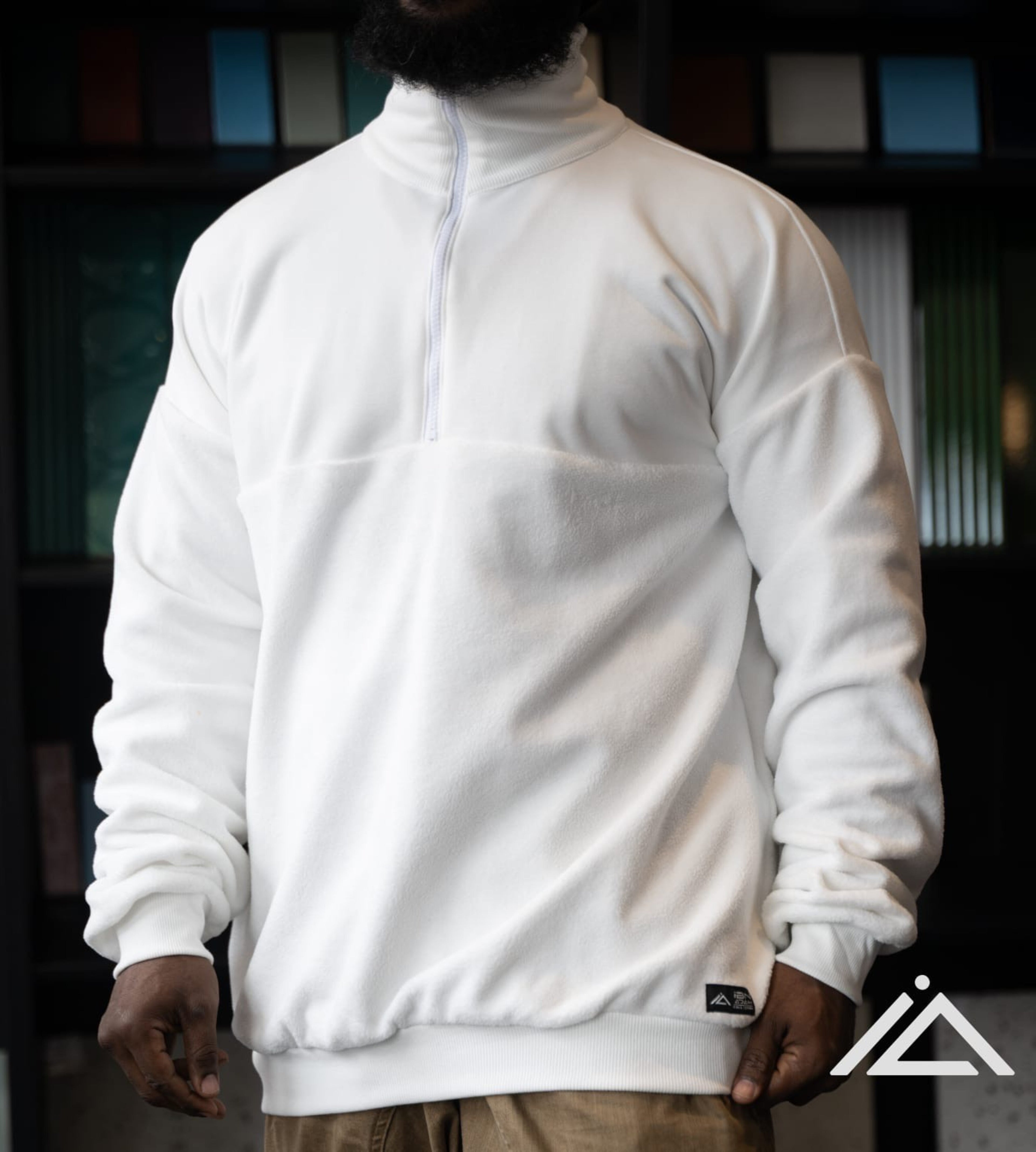 Pull Polaire Adulte – Blanc