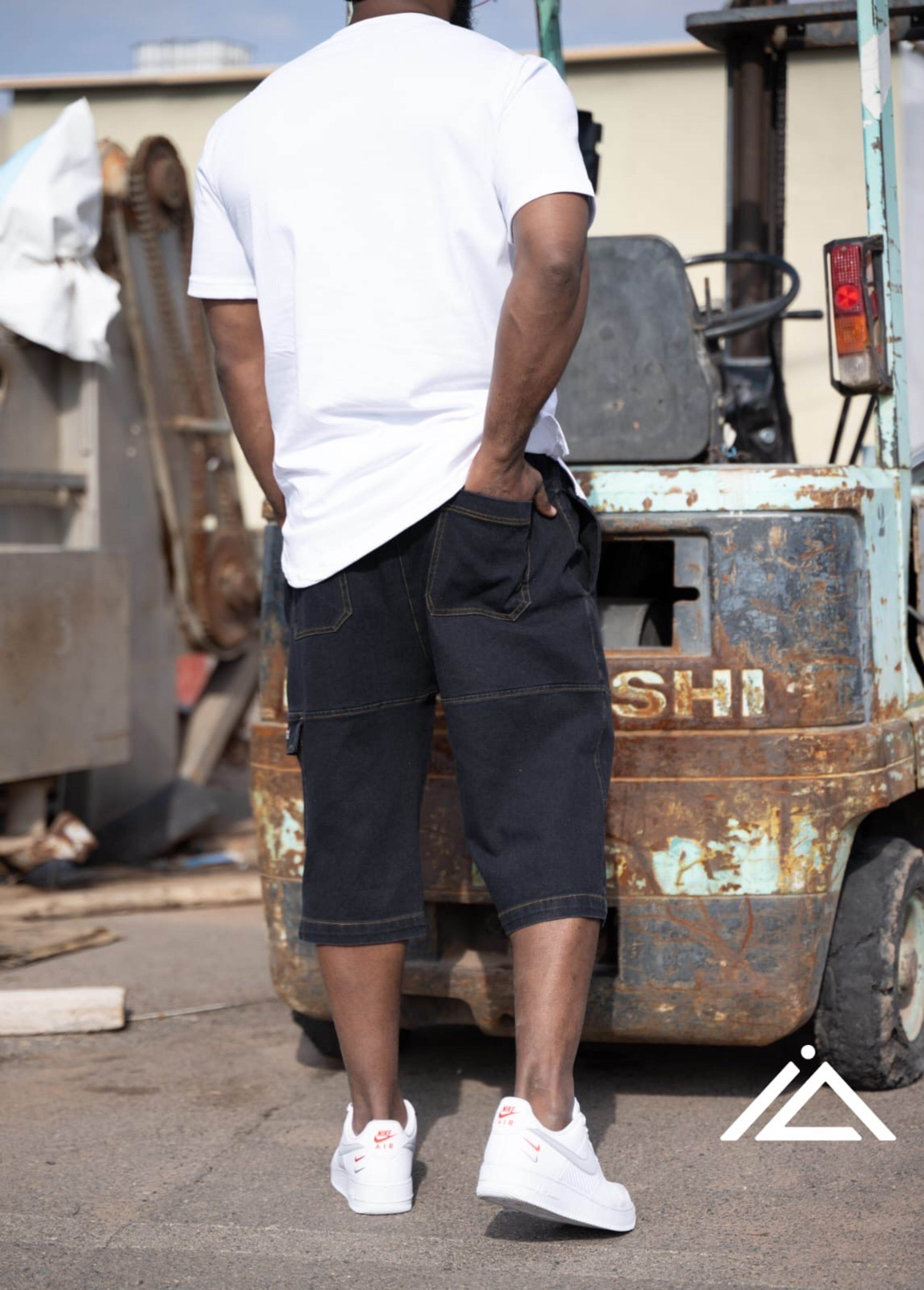 Sarouel Short Liam - Black Jean