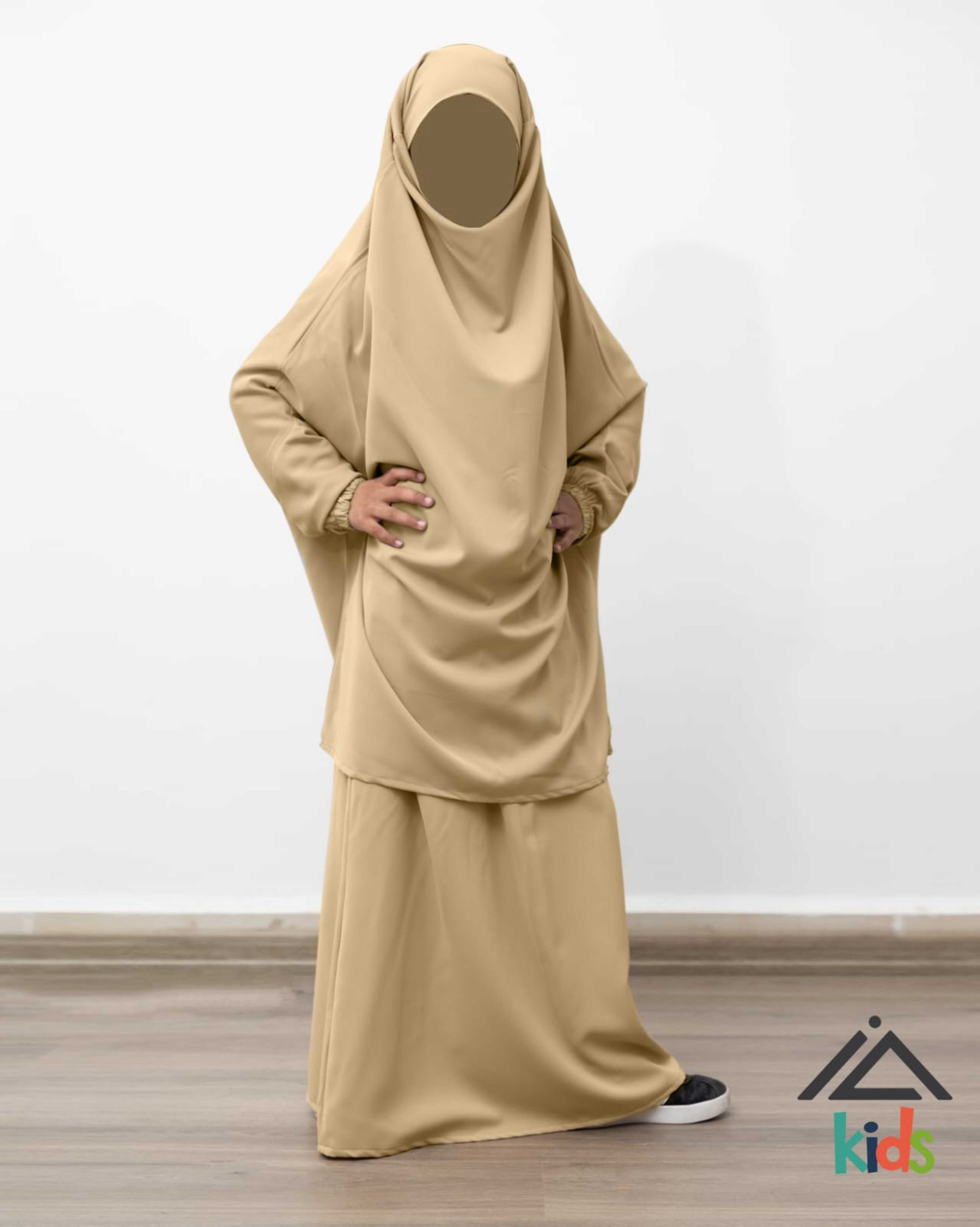 Jilbab 2 pièces fille Nora - Sable