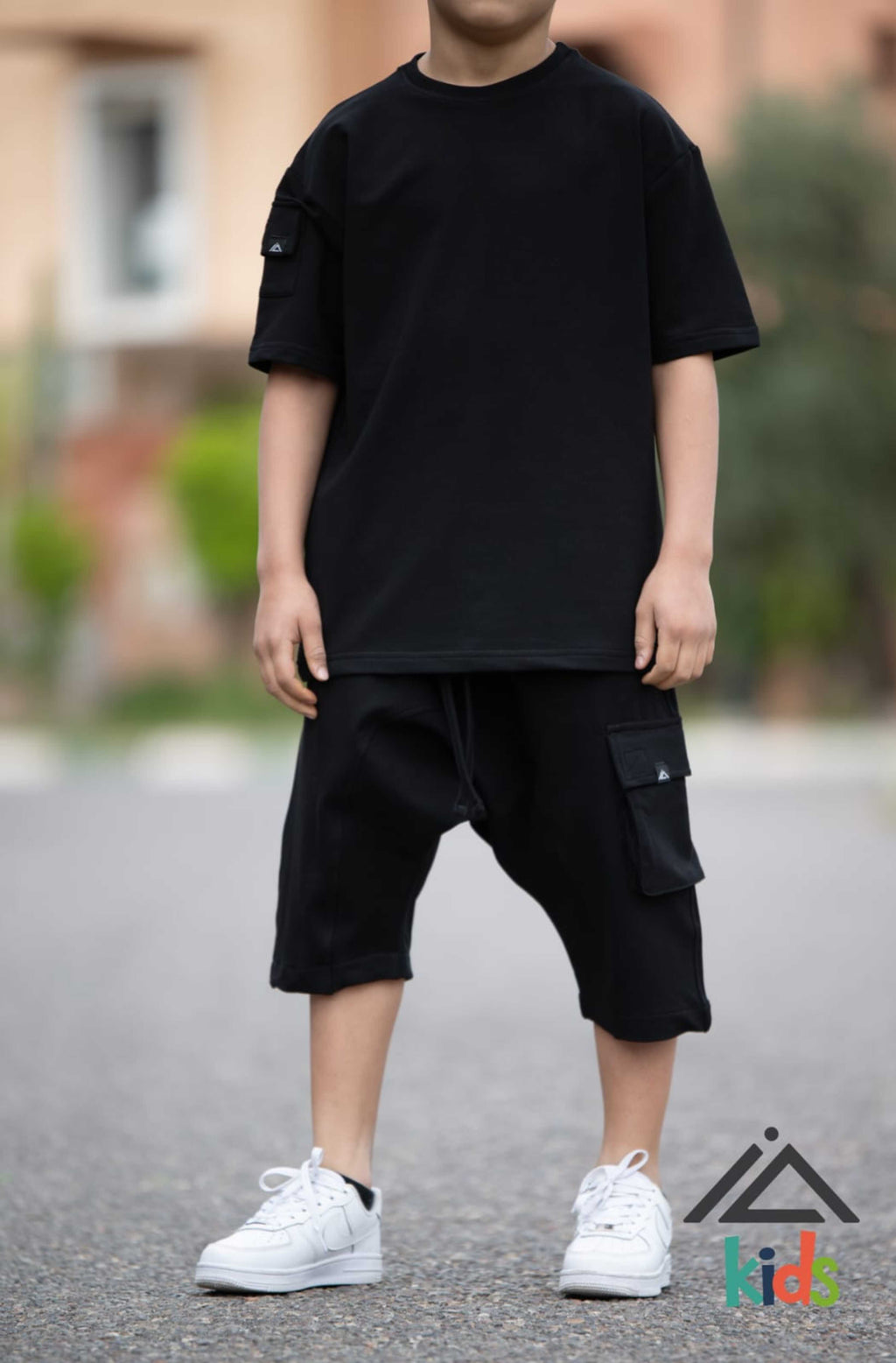 Ensemble jogging Hamza (Enfant) - All Black