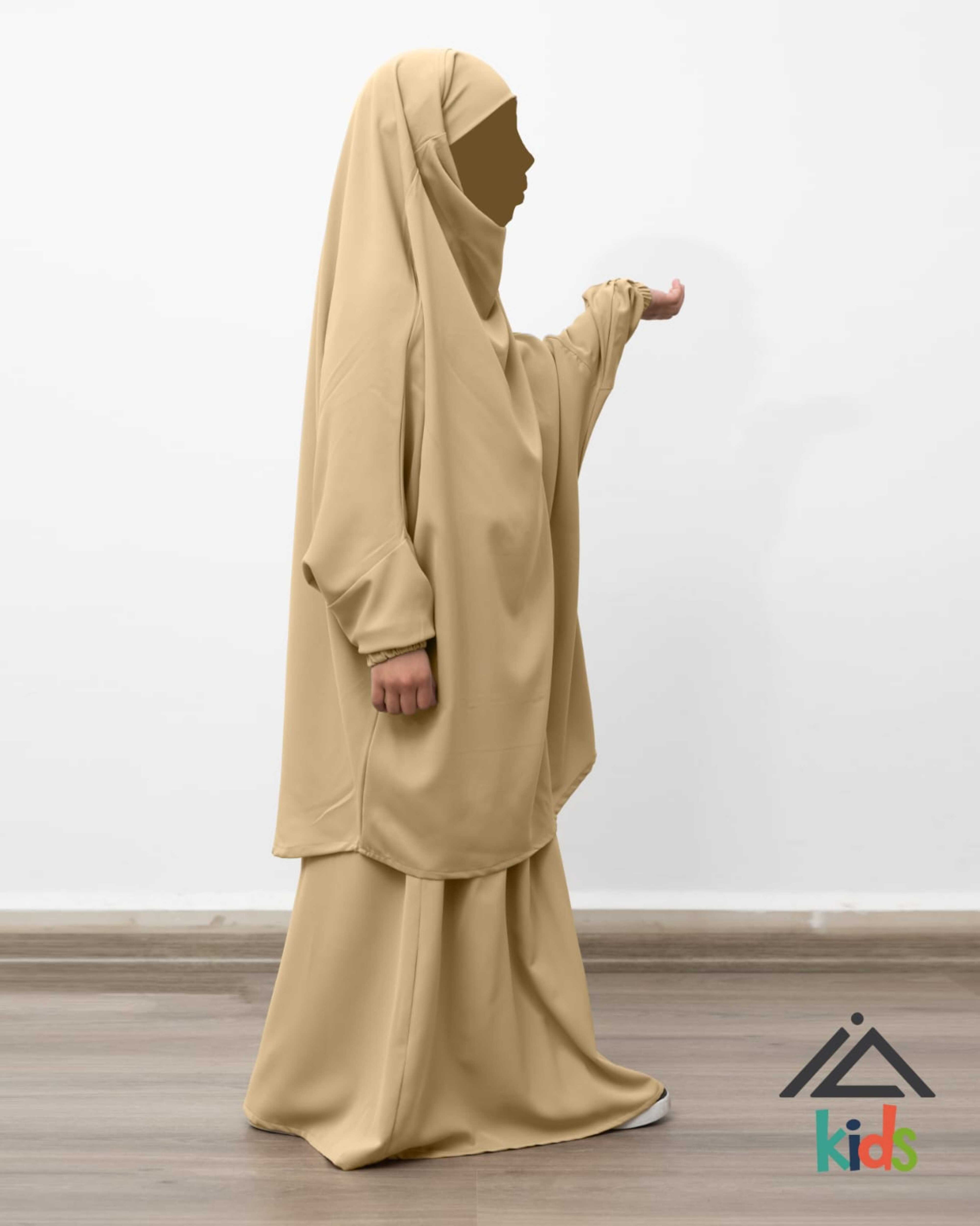Jilbab 2 pièces fille Nora - Sable