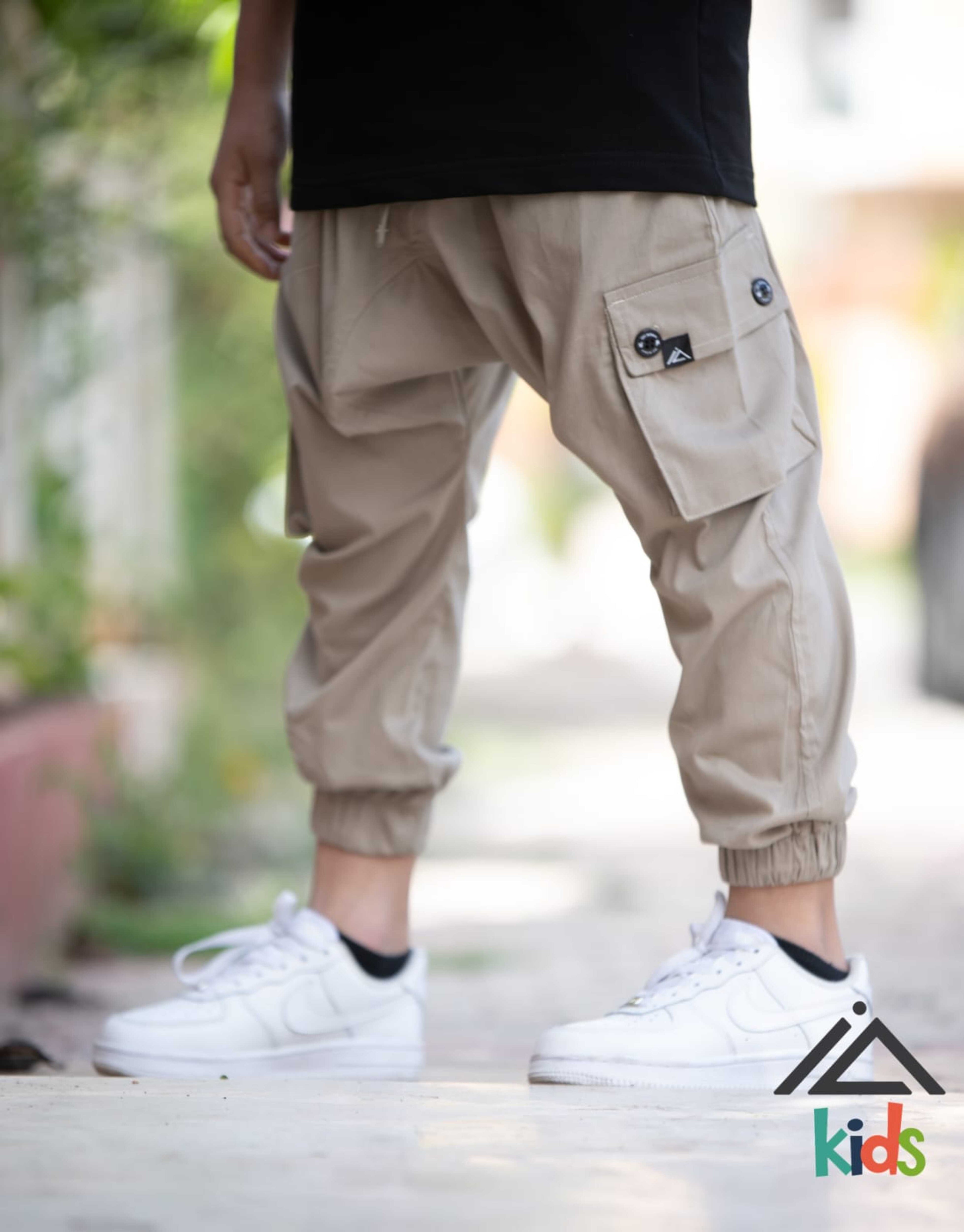 Sarouel Cargo Omar long (enfant) - Beige