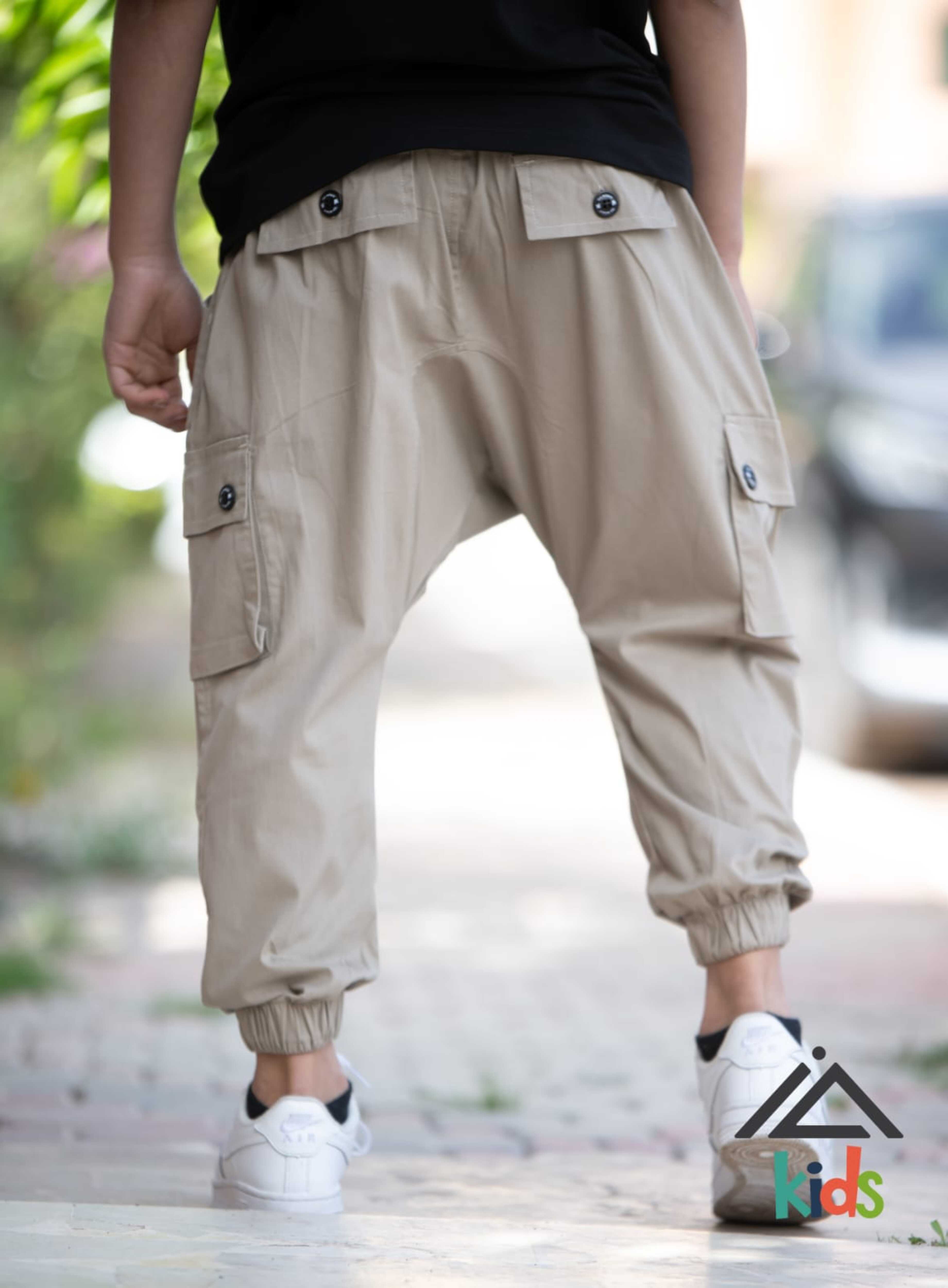 Sarouel Cargo Omar long (enfant) - Beige