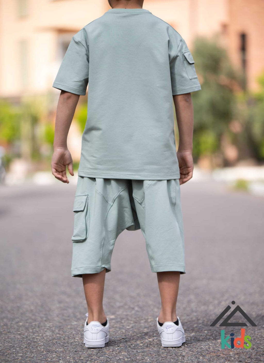 Ensemble jogging Hamza (Enfant) - Pistache