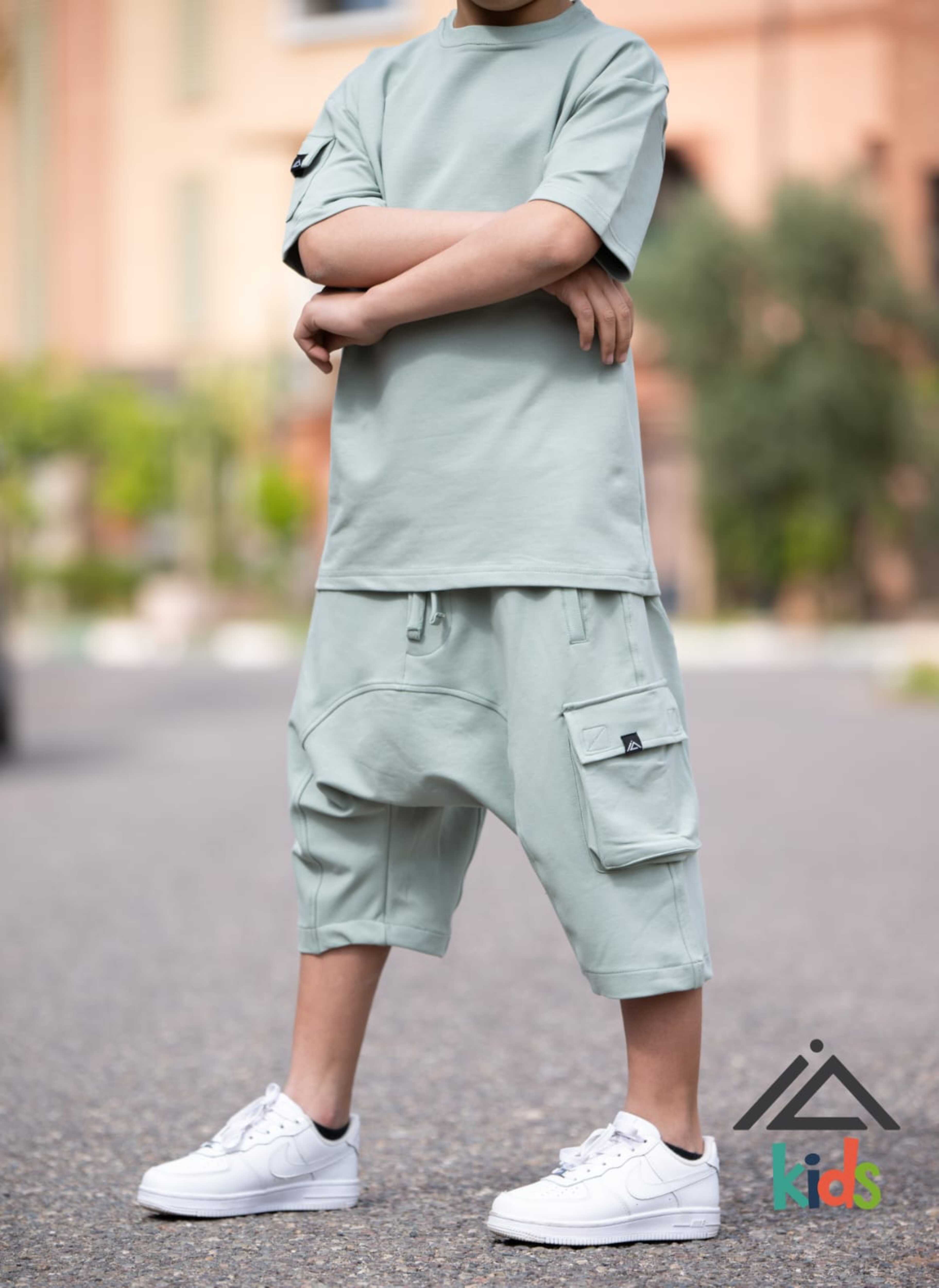 Ensemble jogging Hamza (Enfant) - Pistache