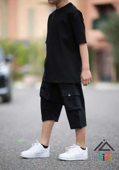 Ensemble jogging Hamza (Enfant) - All Black