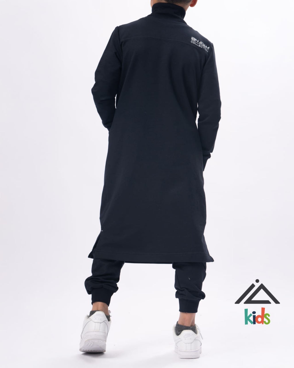 Qamis Jogging Court Hilal (Enfant) – Blue Navy