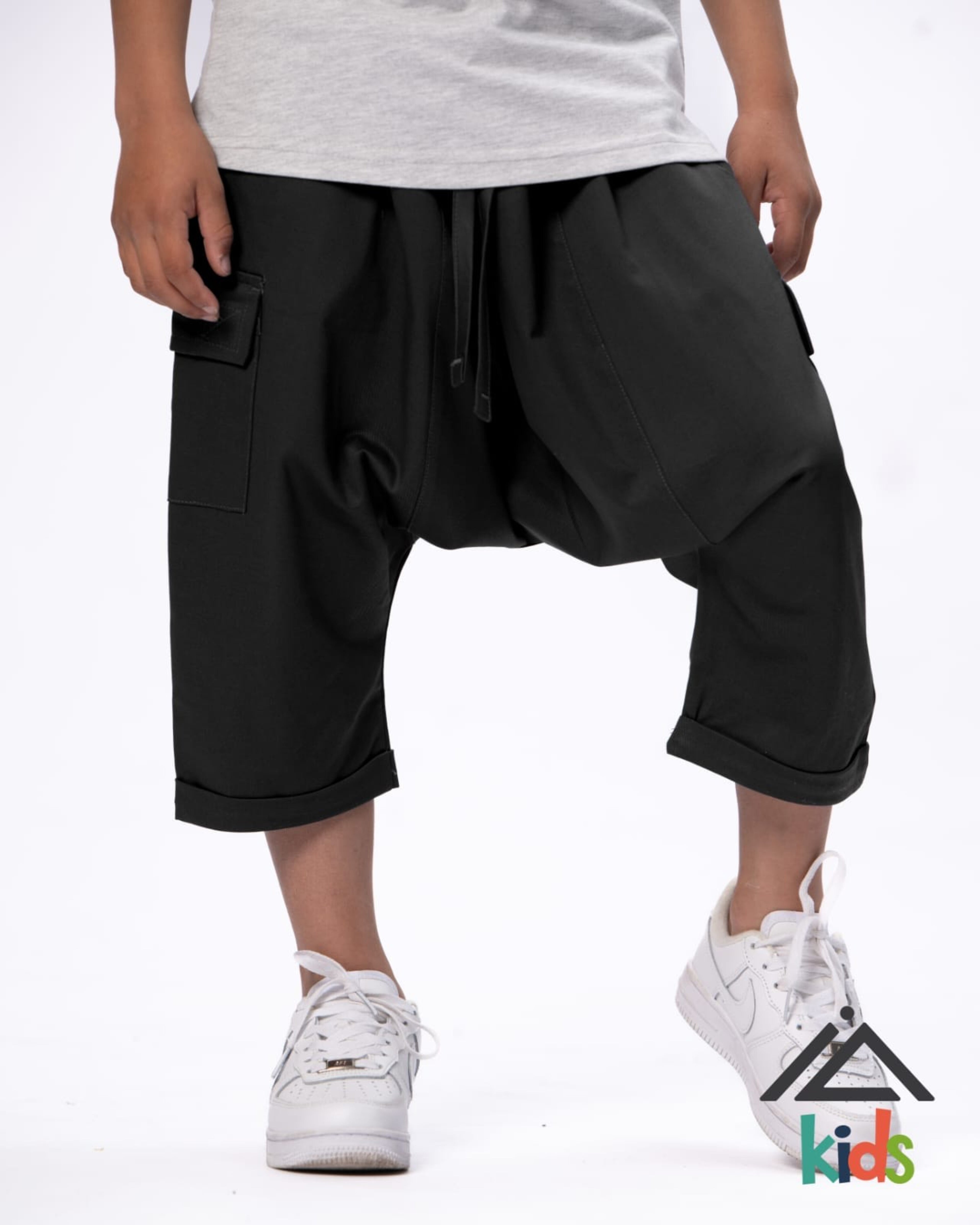 Sarouel Cargo Naïm (Enfant) - Anthracite