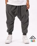 Sarouel Cargo Noor (Enfant) - Gris Chiné