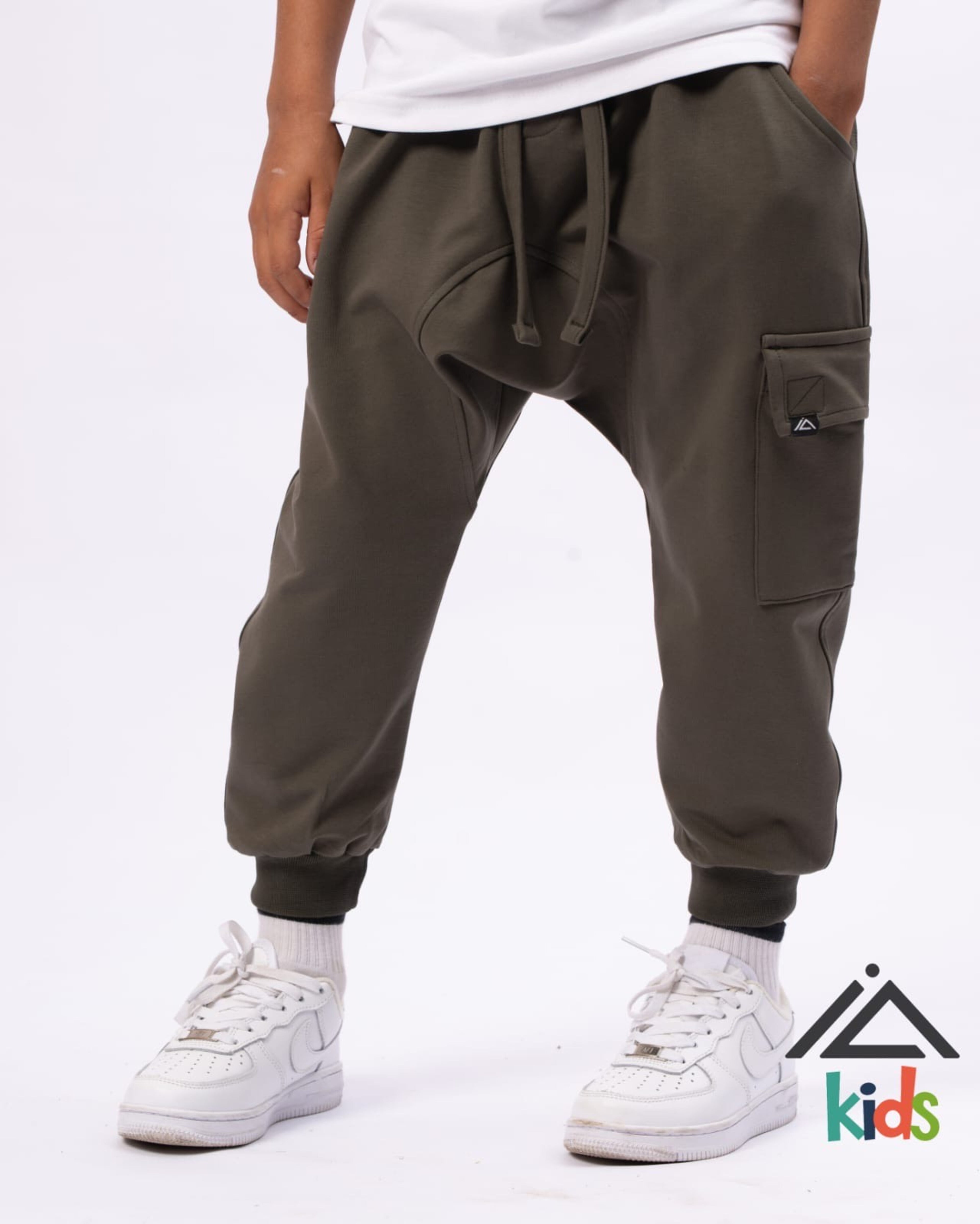 Sarouel Cargo Noor (Enfant) - Kaki