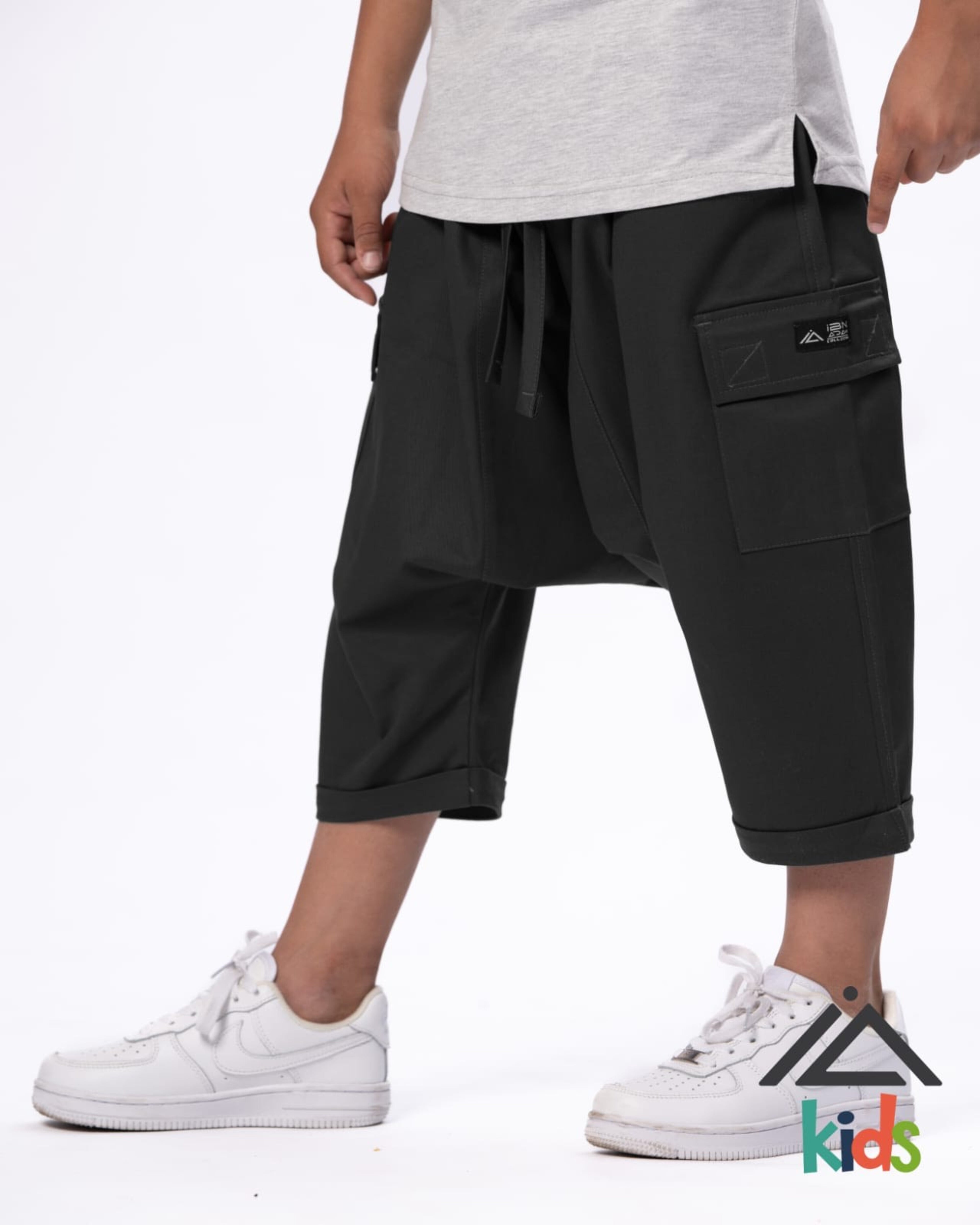 Sarouel Cargo Naïm (Enfant) - Anthracite