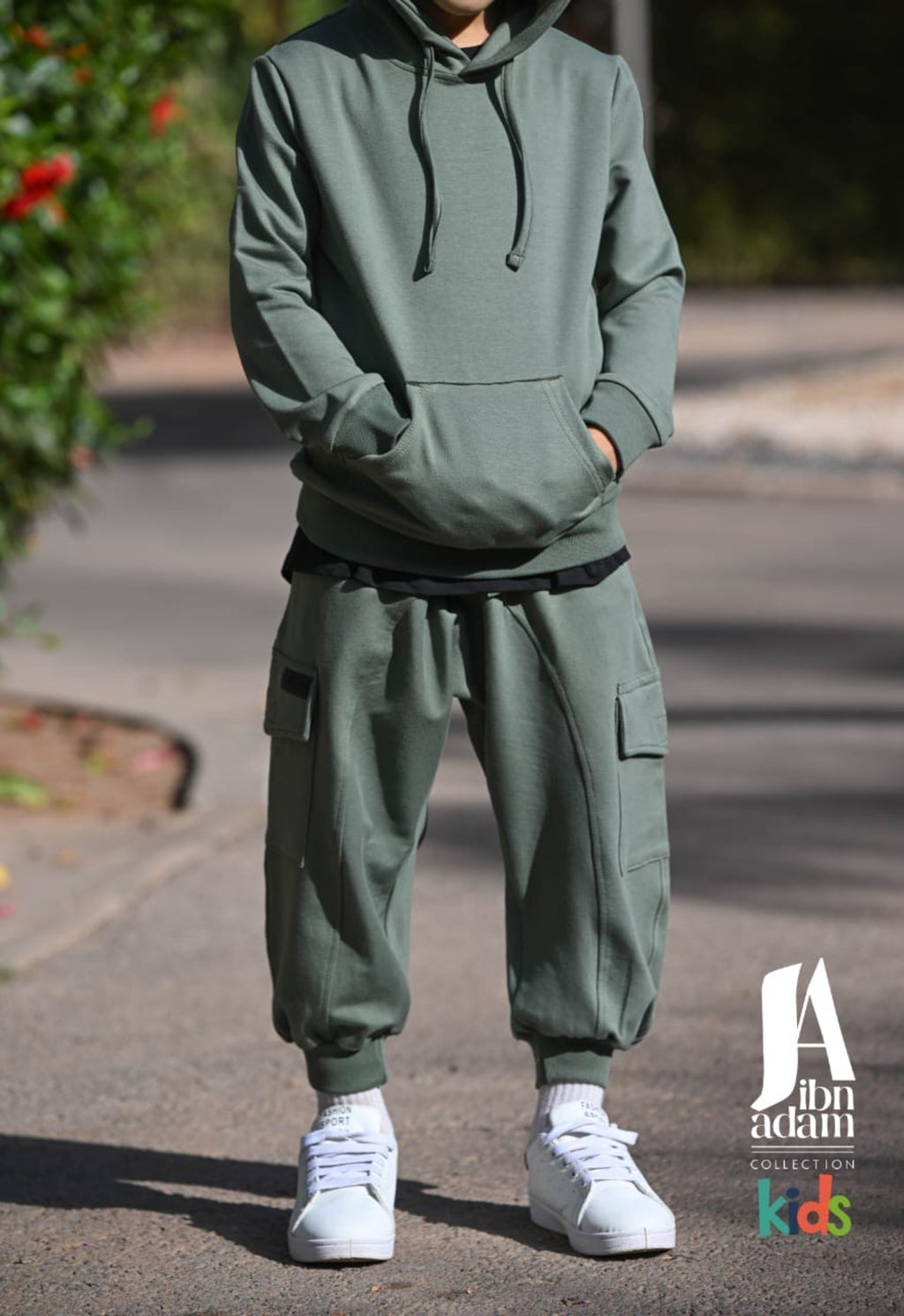 Ensemble Jogging Ali (Enfant) – Kaki