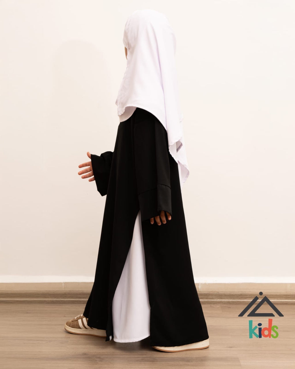 Abaya Fille Lina - Noir