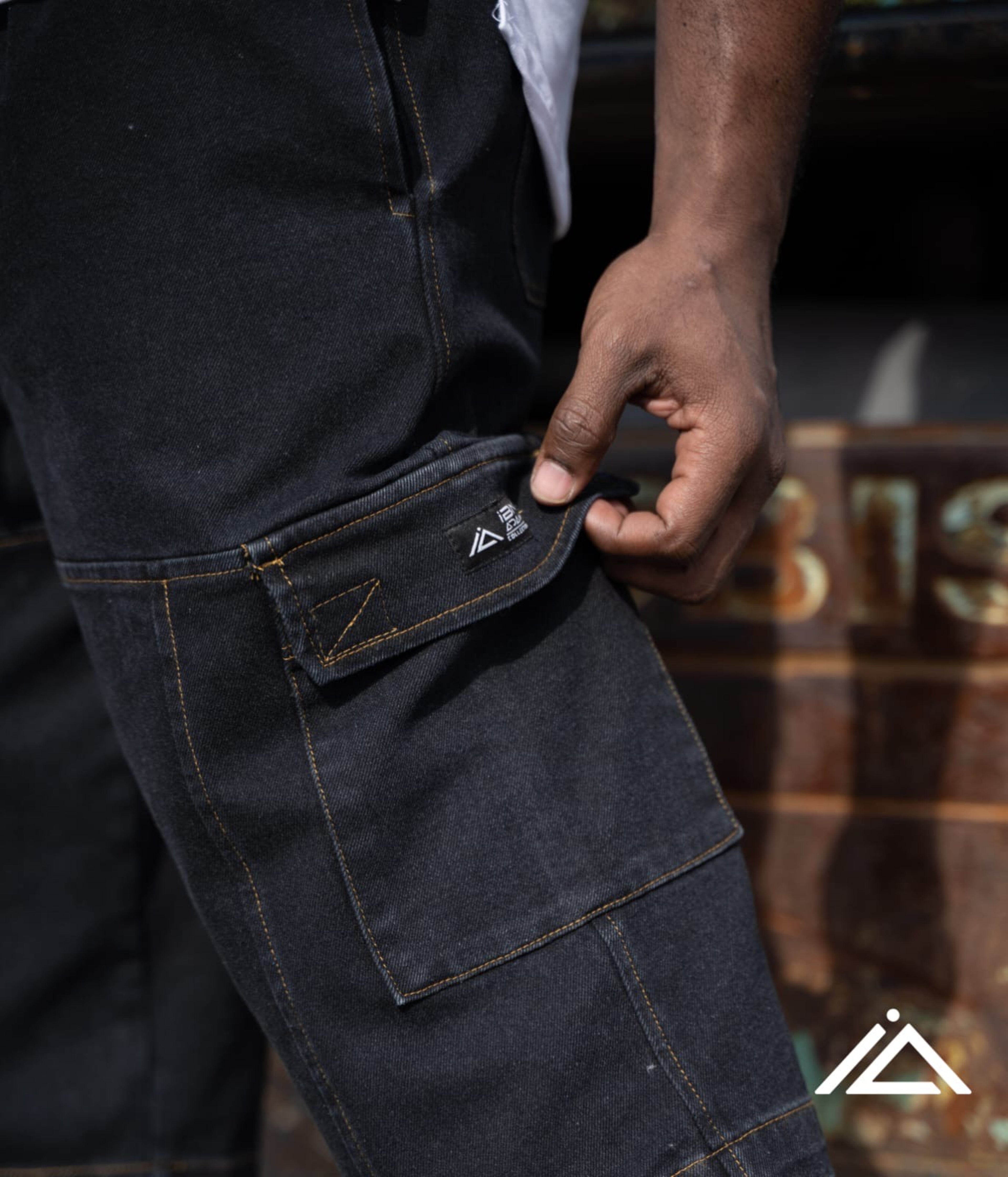 Sarouel Short Liam - Black Jean